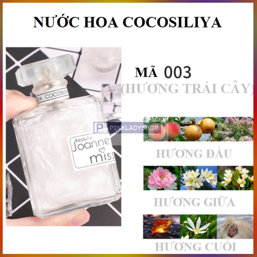 Nước Hoa Phong Cách Nhũ Bạc Sữa 50Ml/Chai (M003) Hương Trẻ Trung Lôi Cuốn