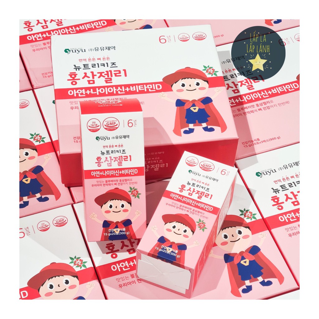 Thạch hồng sâm Yuyu cho bé từ 8 tháng đến 10 tuổi #madeinKorea Date 10.10.2024