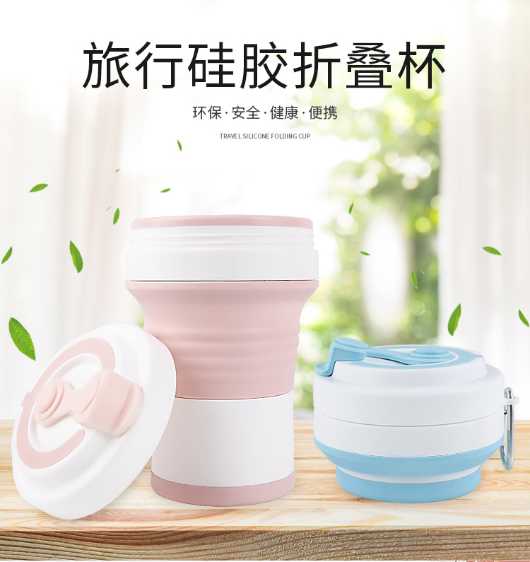 Cốc Nước Silicon Gấp Gọn Tiện Lợi Cho Dã Ngoại 750ml | BigBuy360 - bigbuy360.vn