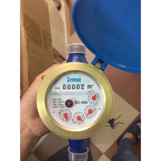 Đồng hồ nước Zermat DN15 - phi 21 nhập khẩu, đã kiểm định, CO, CQ