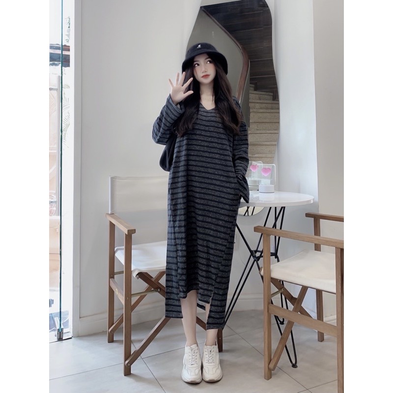 Đầm oversize lệch tà YN