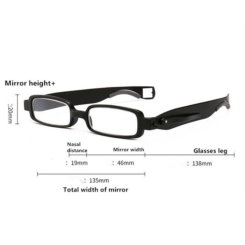 Kính Đọc Sách Chống Ánh Sáng Xanh Xoay 360 Độ TR90 Cho Nam Nữ