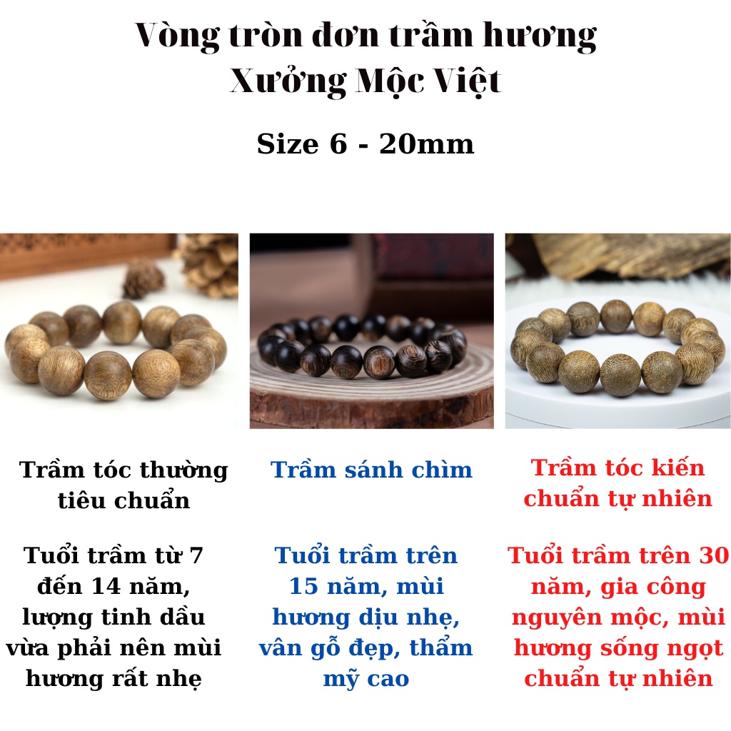 Vòng Tay Trầm Hương Sánh Chìm Mix Tỳ Hưu Xưởng Mộc Việt, Mang Lại May Mắn Bình An Tài Lộc, Size 10/12/14mm