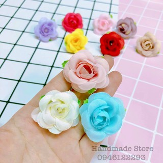 Hoa lụa 4cm (Gói 10c)