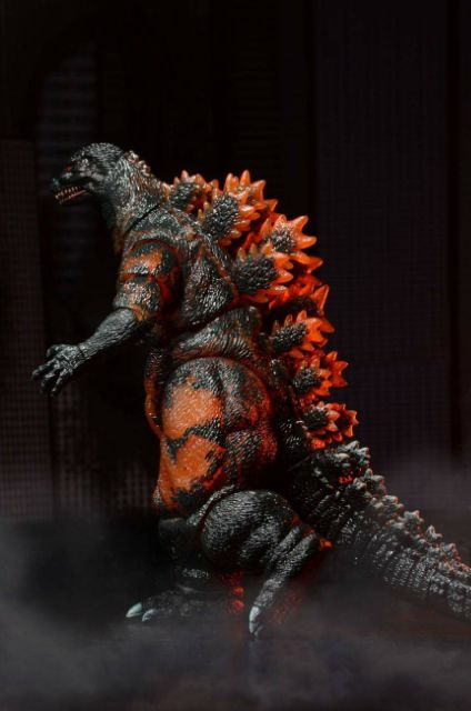 Mô hình đồ chơi khủng long quái vật burning godzilla NECA 1995.