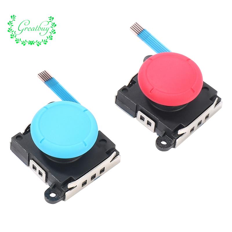 High Quality 3D Analog Joystick for Nintendo Switch/Switch Lite - 2 Pack(Red+Blue) VNGB