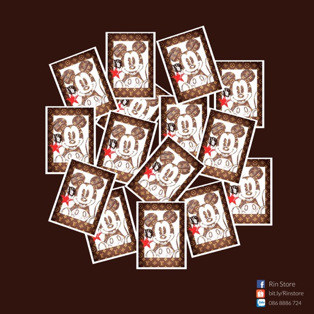 STICKER CHUỘT MICKEY CÁ TÍNH SIÊU CHẤT DÁN TRANG TRÍ ĐT LAPTOP VALI TƯỜNG TỦ KỆ MŨ BẢO HIỂM XE MÁY NOTEBOOK