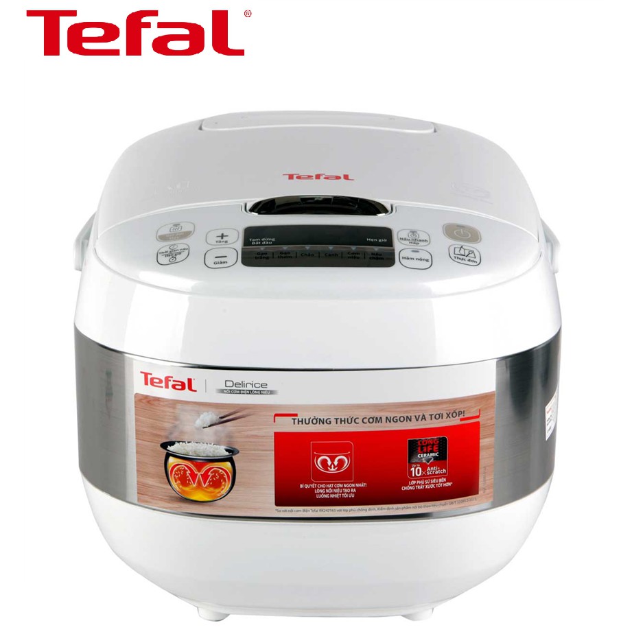 [Mã ELHADEV giảm 4% đơn 300K] Nồi cơm điện tử Tefal RK752168 - 1.8L, 750W