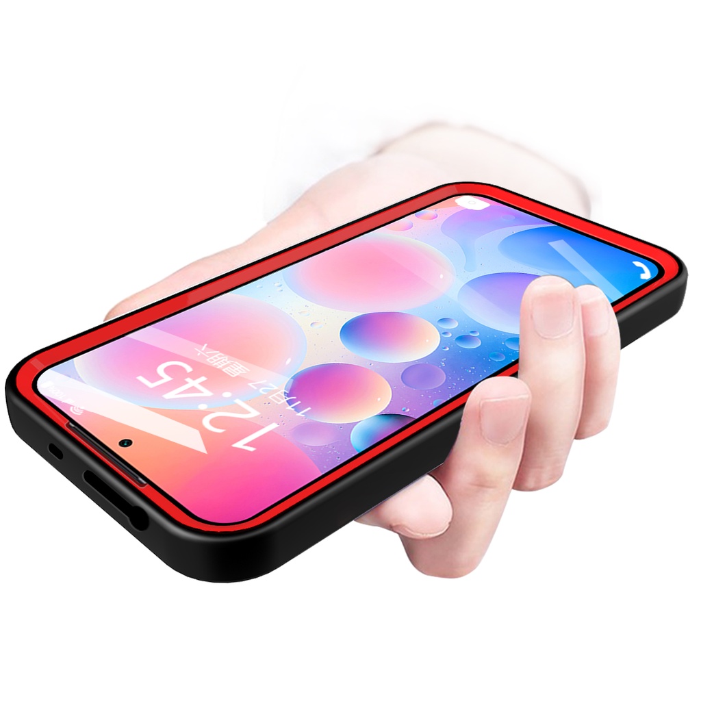 Ốp Điện Thoại Silicone Hai Màu Kẹo Cho Xiaomi Redmi Note 11S 10S 9S 11T 10T 11 10 9 8 Pro Max 11 Pro Plus + Redmi 10C