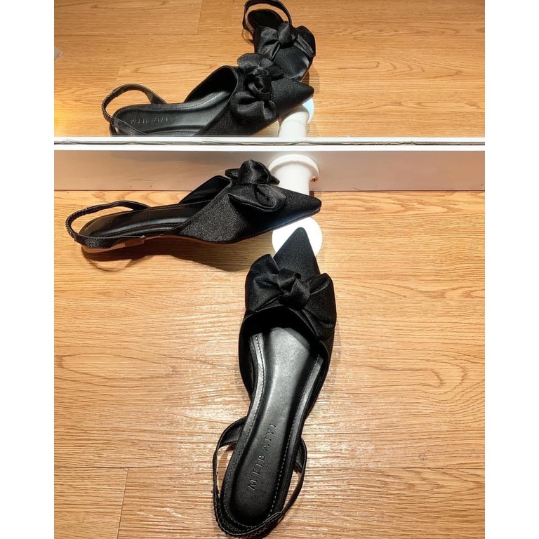 Giày Sandal Thời Trang Nơ Lụa Xinh Xắn, Rosa fashion SD-0299