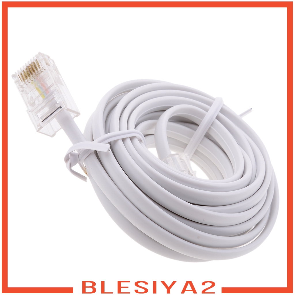 RJ11 ADSL to Ethernet  Modem Cable 8P/4C 6P/4C ASDL Patch Wire 4pin