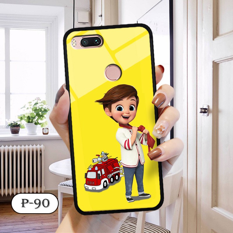 Ốp kính in hình cute Xiaomi Mi A1