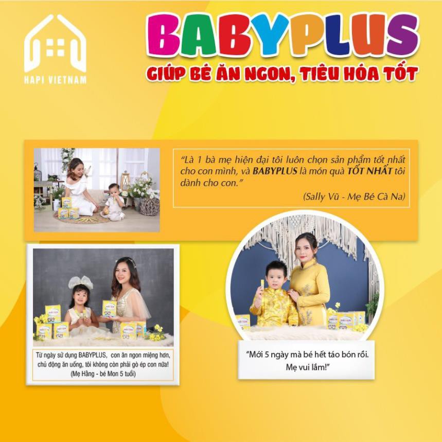 SIRO BABYPLUS cho bà bầu và trẻ em - Siro Ăn Ngon chứa colostrum ,tăng cân ,hết biếng ăn,tiêu hoá tốt