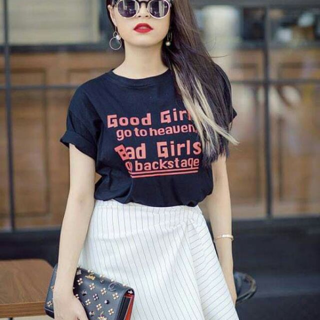 Áo thun tay lỡ --@Good Girls.  Chỉ 59k. 59k...