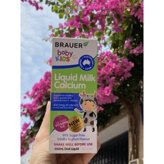 Bổ sung Canxi sữa Brauer cho bé từ 7 tháng tuổi (200ml)