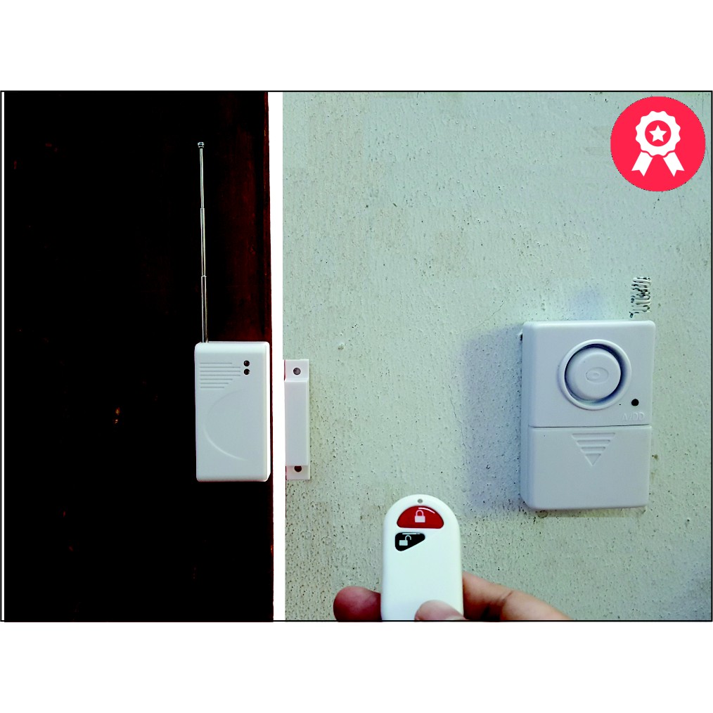 Chuông báo khách chống trộm đột nhập gắn cửa bộ dùng cho 1 cửa