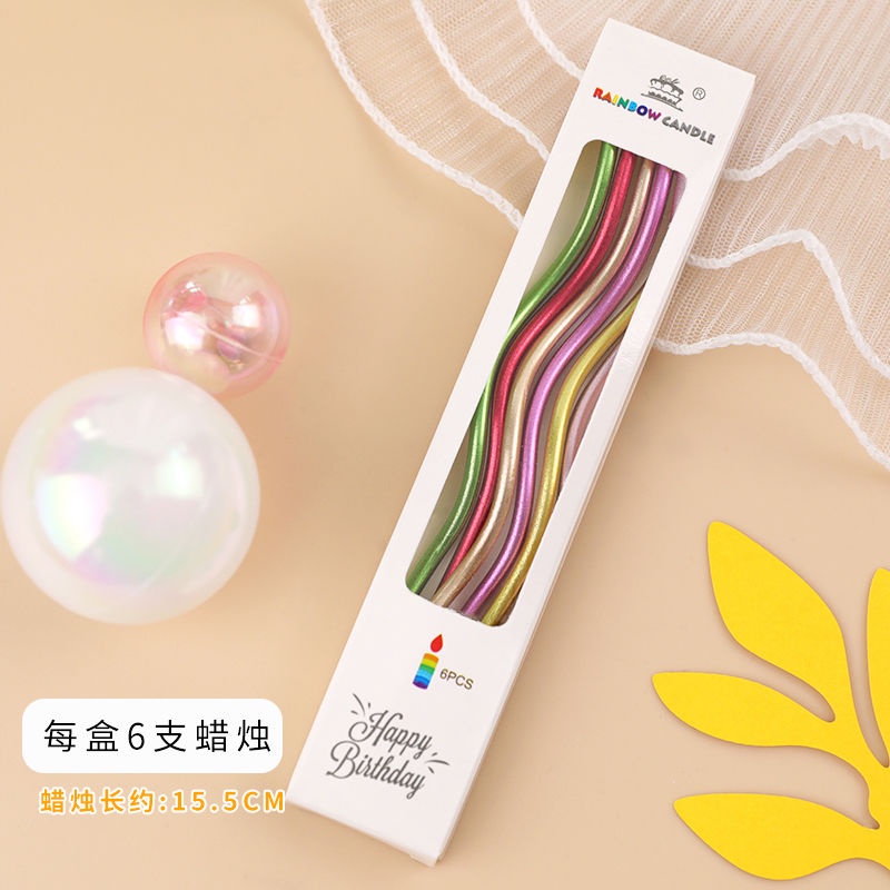 Nến Sinh Nhật Nhiều Màu Sắc Hình Khinh Khí Cầu Dùng Trang Trí Bánh Kem