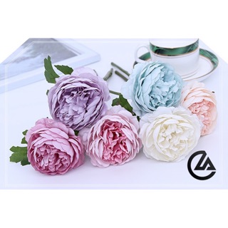 Hoa lụa cao cấp,hoa hồng Pandora cắm trang trí ,phụ kiện chụp ảnh