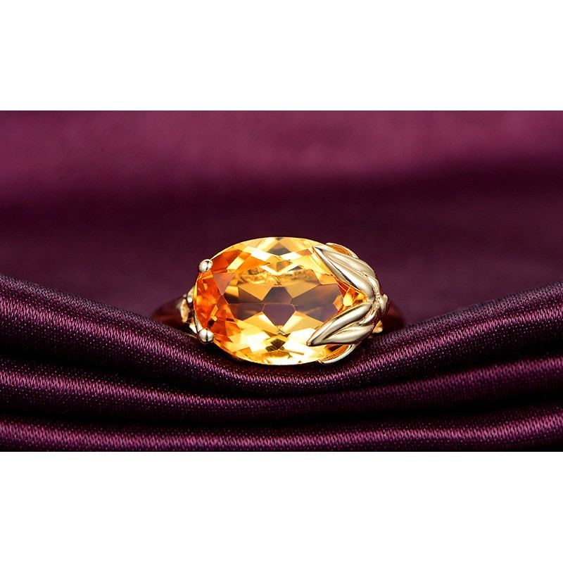 Nhẫn Đeo Tay Kim Loại Khảm Đá Màu Thời Trang Cho Nữ