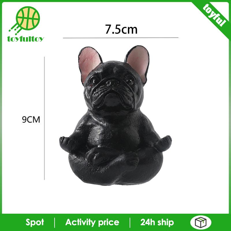 Tượng Đồ trang trí Chó Bull Tập Yoga Trang Trí