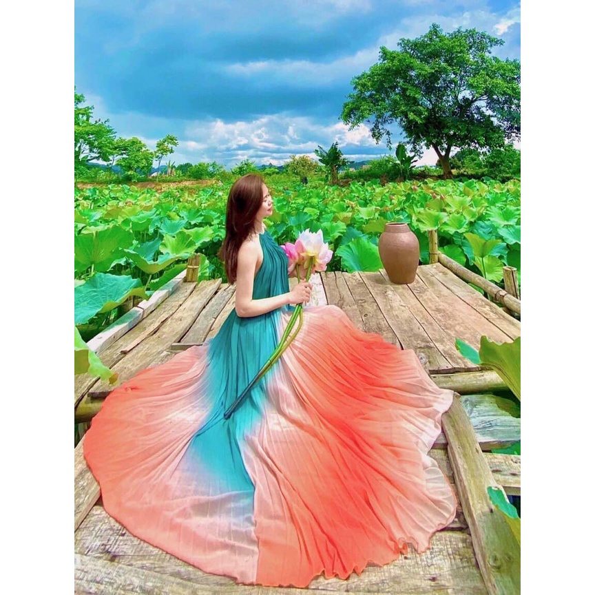 Yếm dập ly ombre