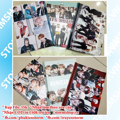 Kẹp file BTS combo 2 cái /70k