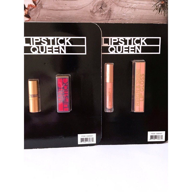 Son LIPSTICK Queen màu Hồng và màu Cam Nude