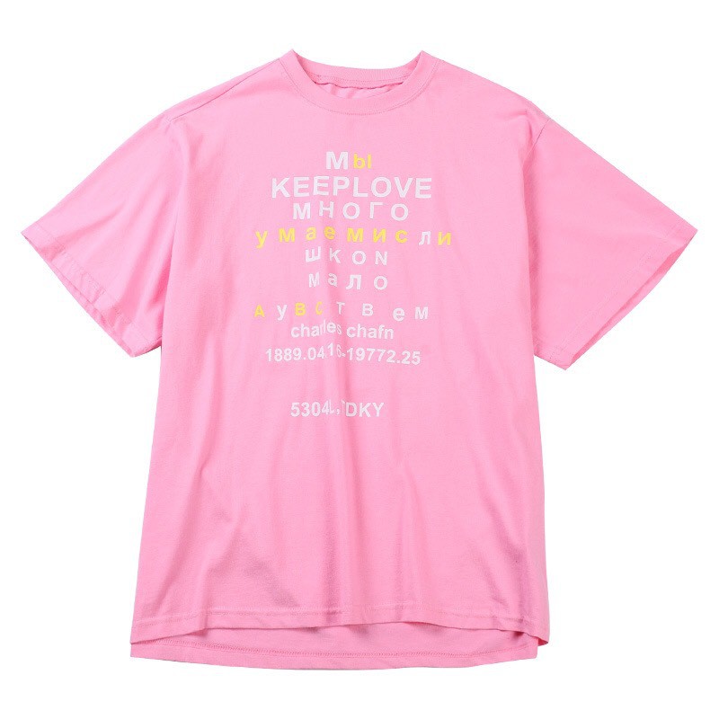 HÀNG QUẢNG CHÂU Đầm thun cotton cao cấp màu hồng in chữ CậuKuuKids- Thời trang cho Bé 5-14 tuổi.