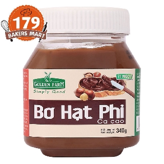 💠Bơ hạt phỉ Hazenut ít ngọt Golden Farm 340g💠