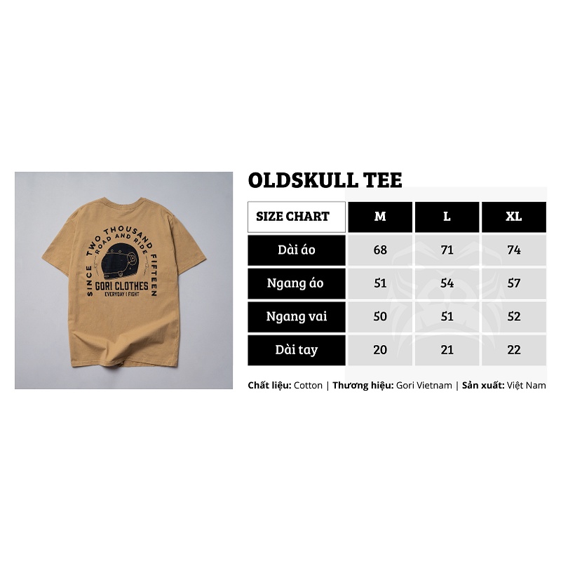 [Mã INCU20 giảm 20K đơn 150K] Áo Thun Gori Oldskull - Orange | BigBuy360 - bigbuy360.vn