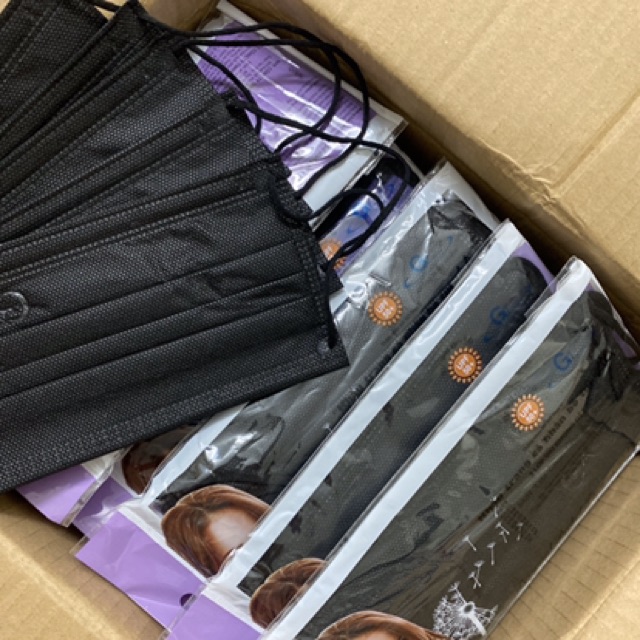 KHẨU TRANG Y TẾ ĐEN - Chính hãng G.Y Medical (Túi 5 cái) | BigBuy360 - bigbuy360.vn