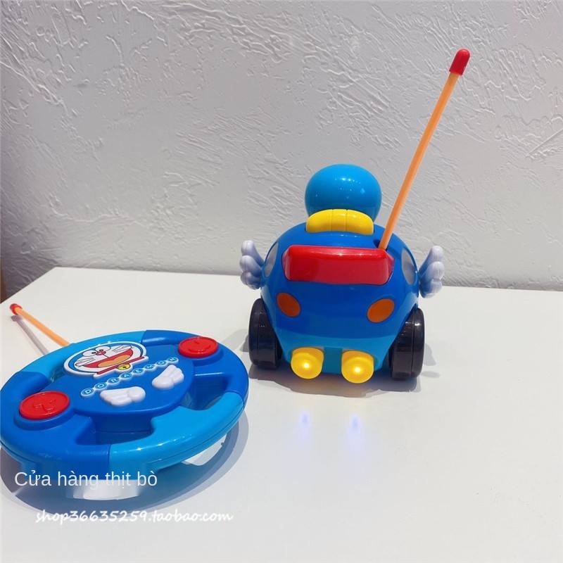 ஐ﹍Doraemon ô tô điều khiển từ xa cho bé máy em hoạt hình mèo Jingle xe đua quà tặng đồ chơi điện dễ thương