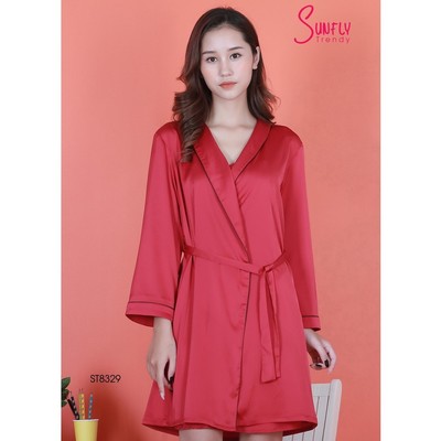 ST8330ST8329 – Set mặc nhà Đầm 2 dây + Áo choàng Sunfly Trendy