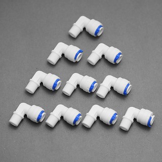 Combo 10 co, cút nối thẳng ren 10 ra dây 6mm nhấn – nối nhanh (ren vỏ màng)
