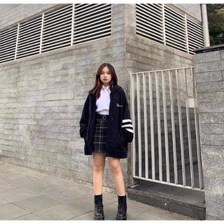 [CÓ ẢNH THẬT] Áo khoác nỉ có mũ HOHO sọc tay - Áo khoác hoodie nỉ bông ulzzang phom rộng dày giá đẹp (Sỉ từ 5sp bất kì)