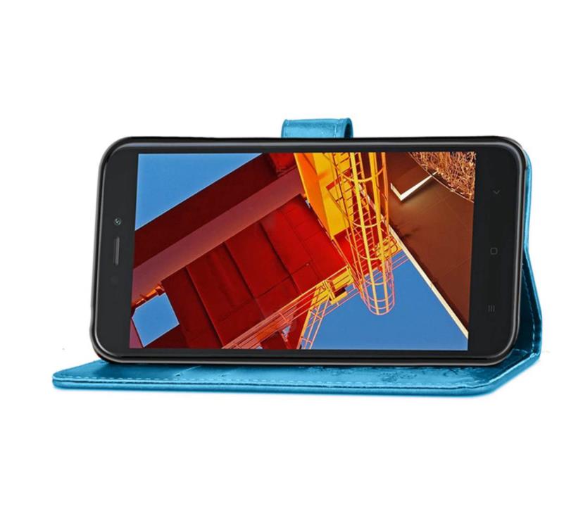 Bao da điện thoại cao cấp kèm ví họa tiết hoa 3D cho BLUBOO S8 PLUS MAYA MAX S1