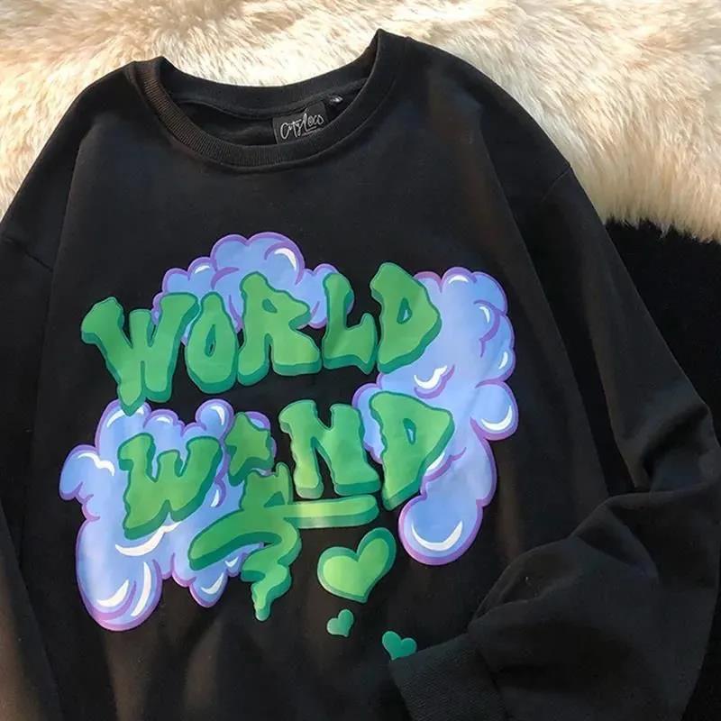 NRVP Áo Thun Nữ Dài Tay Cổ Tròn Thời Trang Hàn