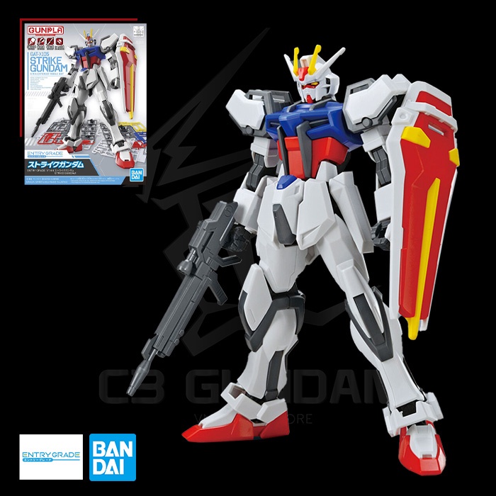 [BANDAI] MÔ HÌNH ĐỒ CHƠI ENTRY GRADE 10 1/144 GAT-X105 STRIKE GUNDAM LẮP RÁP GUNPLA CHÍNH HÃNG NHẬT BẢN