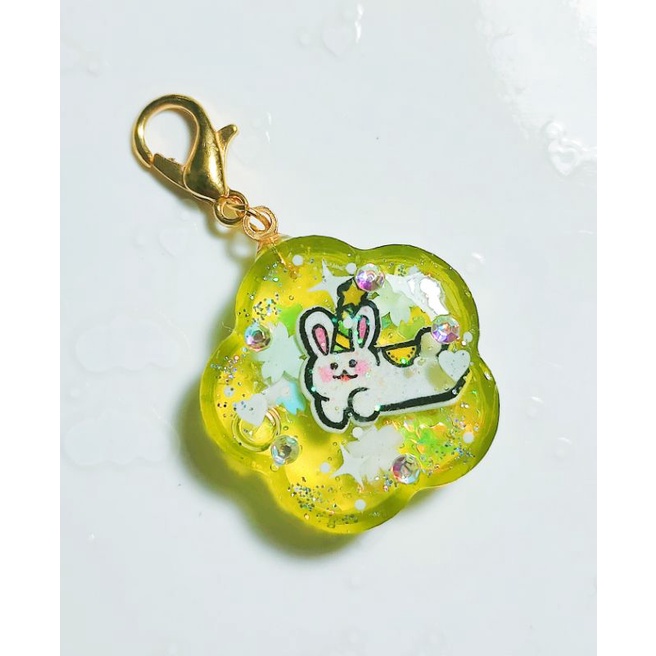 Móc khóa shaker mini: hoa và sao