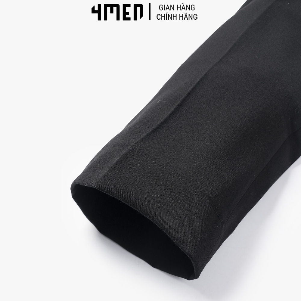 Quần Tây Nam Slimfit Basic Pocket 4MEN QT043 Trơn màu basic dễ mix đồ, form đứng tôn dáng, vải sợi tổng hợp thoáng mát