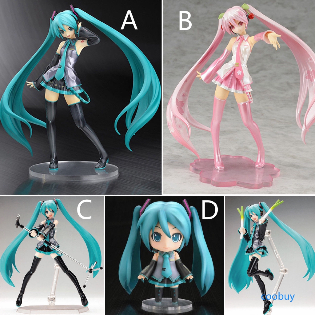 Tượng mô hình nhân vật Hatsune Miku phong cách chibi