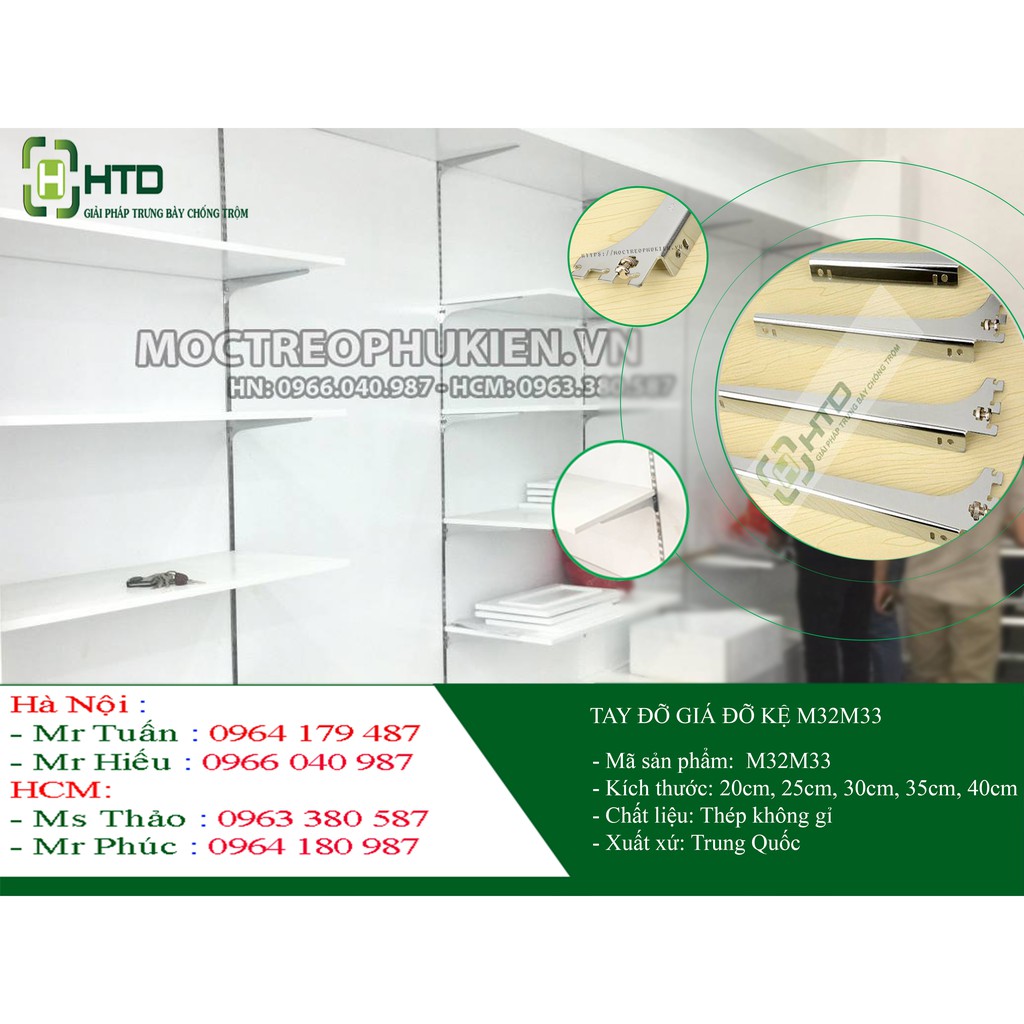Ke đỡ - tay đỡ chuyên làm kệ trưng bày sản phẩm-M32M33. | BigBuy360 - bigbuy360.vn