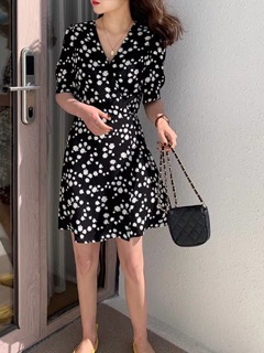 ĐẦM HOA CÚC TRẮNG ĐẮP CHÉO