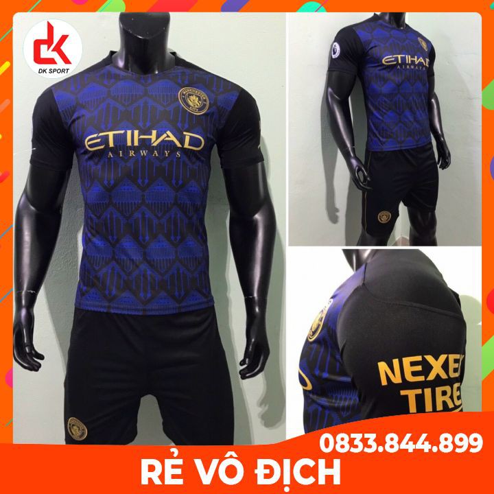 [Mã FREESHIP hoàn 50% đơn 99K tối đa 30K xu] Đồ thể thao CAO CẤP, Áo đá bóng CLB Manchester City mùa giải mới