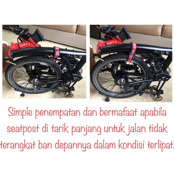 Dây Đai Khóa Dán Bình Nước Đa Năng Cho Xe Đạp Brompton Mtb