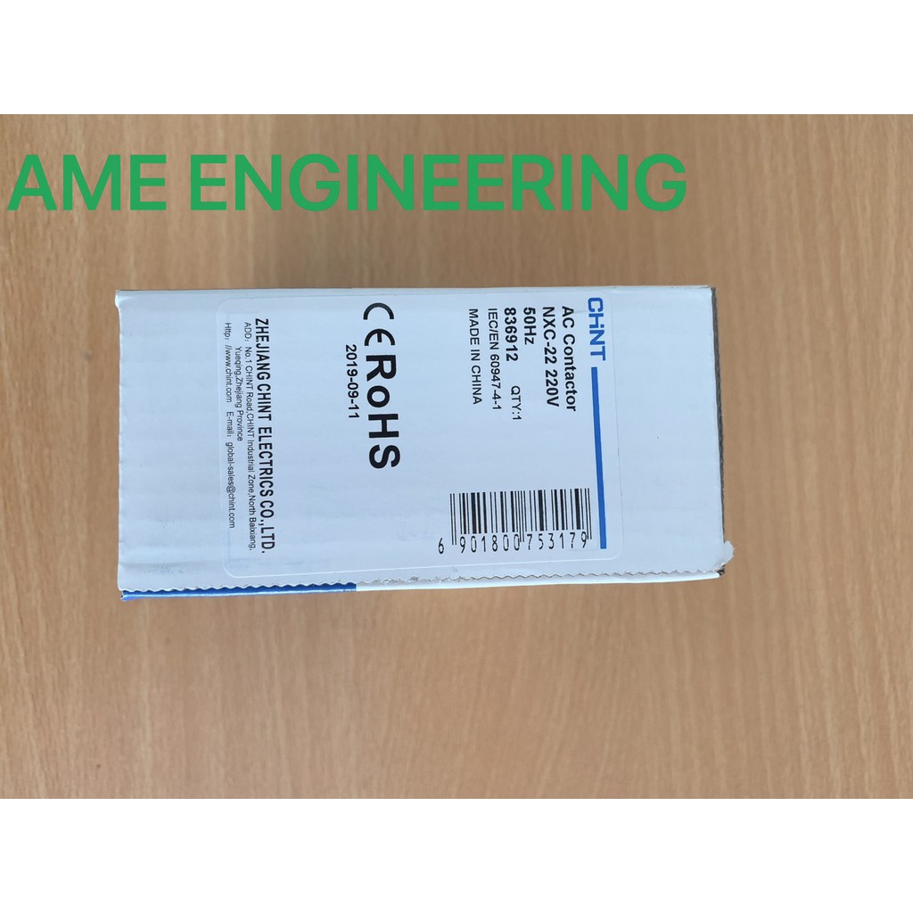 Công tắc tơ Chint NXC-22 3P 22A