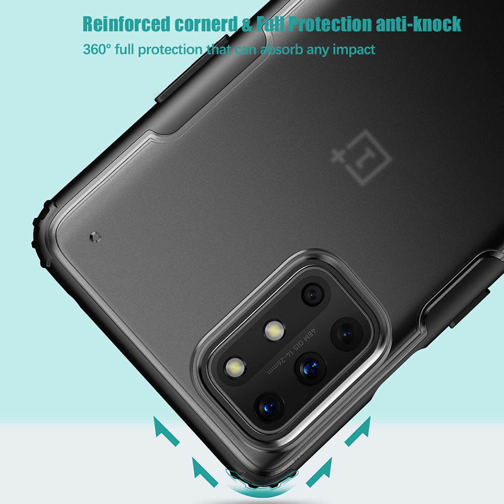 NECCXT Ốp lưng Chống sốc OnePlus 8T 7T OnePlus 8 9 Pro OnePlus Nord N10 N100 5G Ốp Điện Thoại Cứng Siêu mỏng Trong suốt Mờ Chống va đập HJ