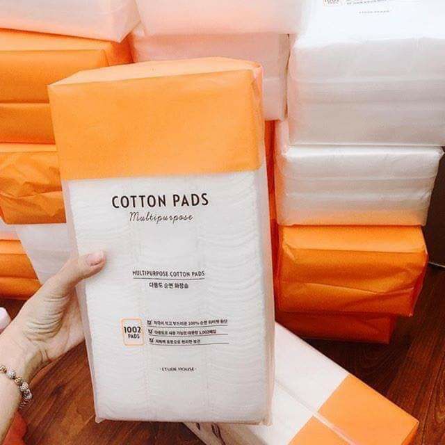 Có sẳn - 1002 miếng Bông tẩy trang Etude Cotton Pads