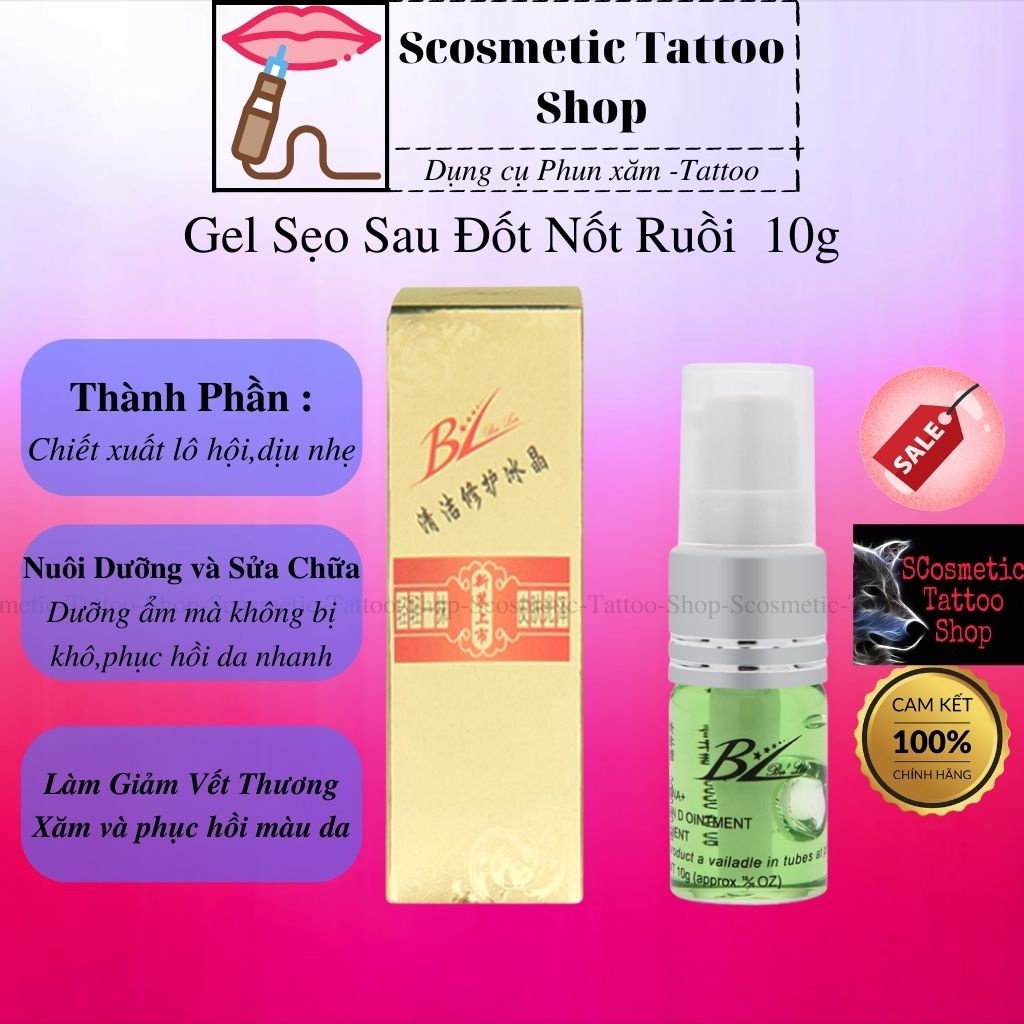 Gel Sẹo Bl Sau Đốt Nốt Ruồi Cắt Mụn Thịt ,dưỡng phục hồi da sau xăm 10g