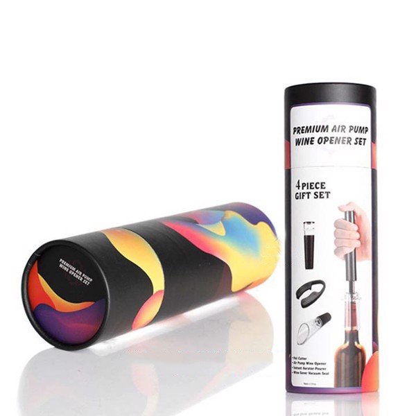 ⚡️𝐅𝐑𝐄𝐄 𝐒𝐇𝐈𝐏⚡️ Bộ mở rượu vang áp lực 4in1 ⚡️ Fullbox - Đồ cắt nắp chai - Đồ mở - Phễu rót - Nút chân không